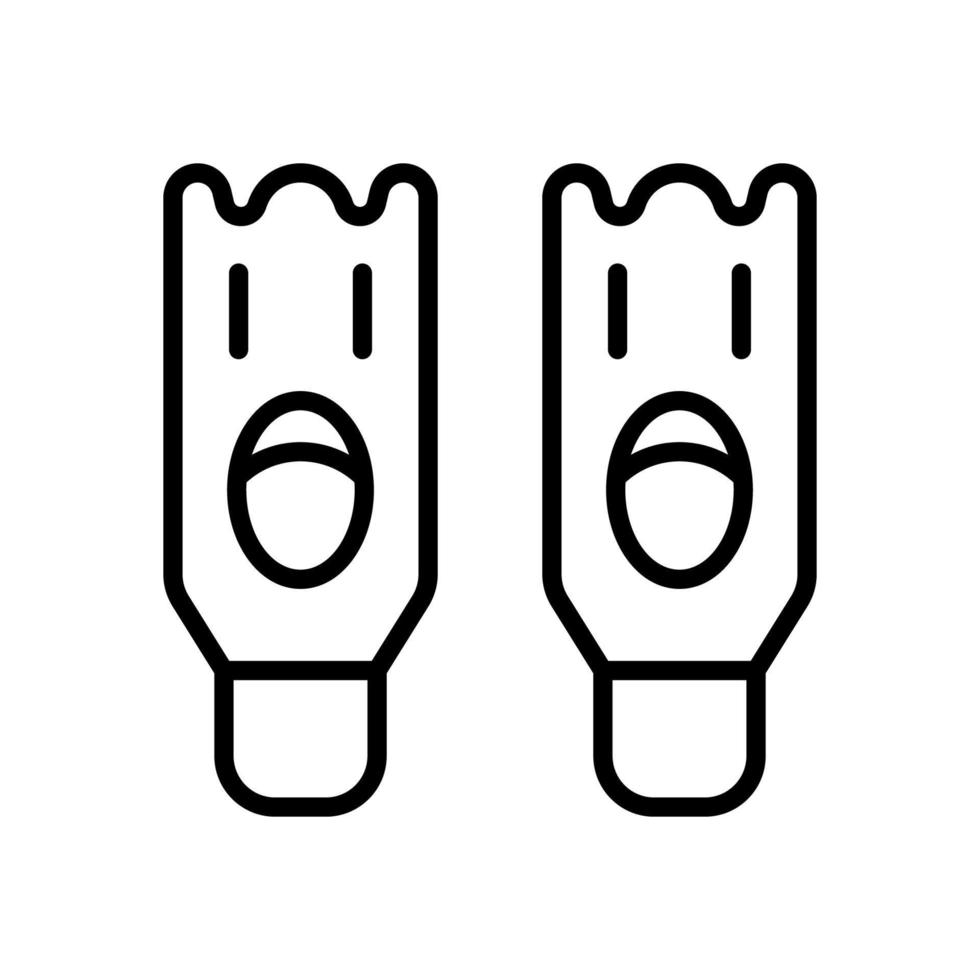 flippers icon for your website design, logo, app, UI. vector