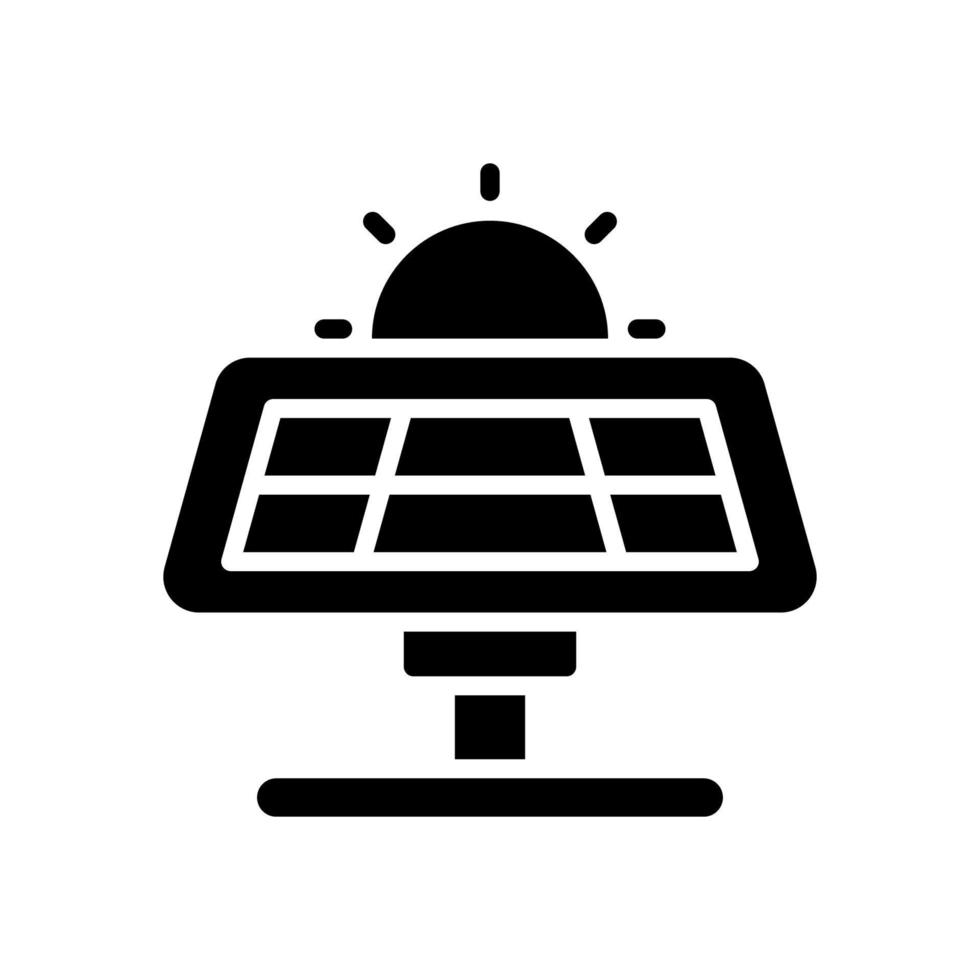solar panel icon for your website design, logo, app, UI. vector