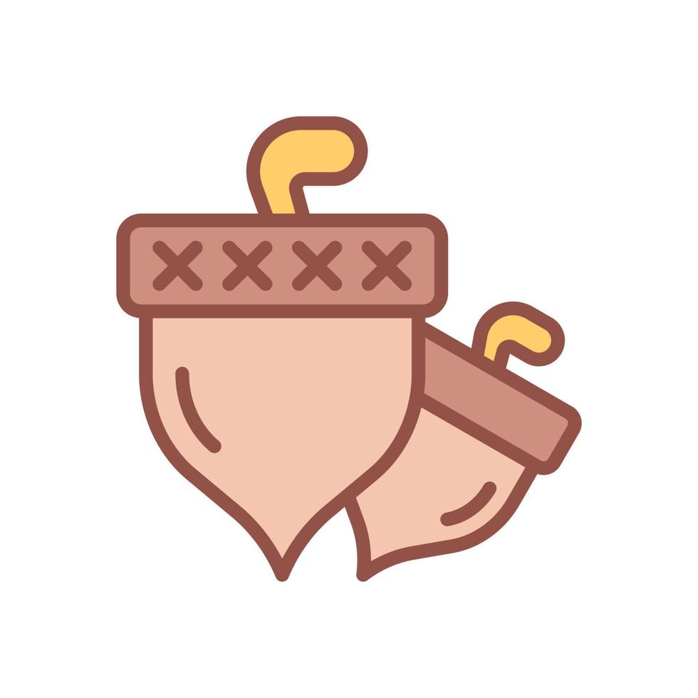 acorn icon for your website design, logo, app, UI. vector