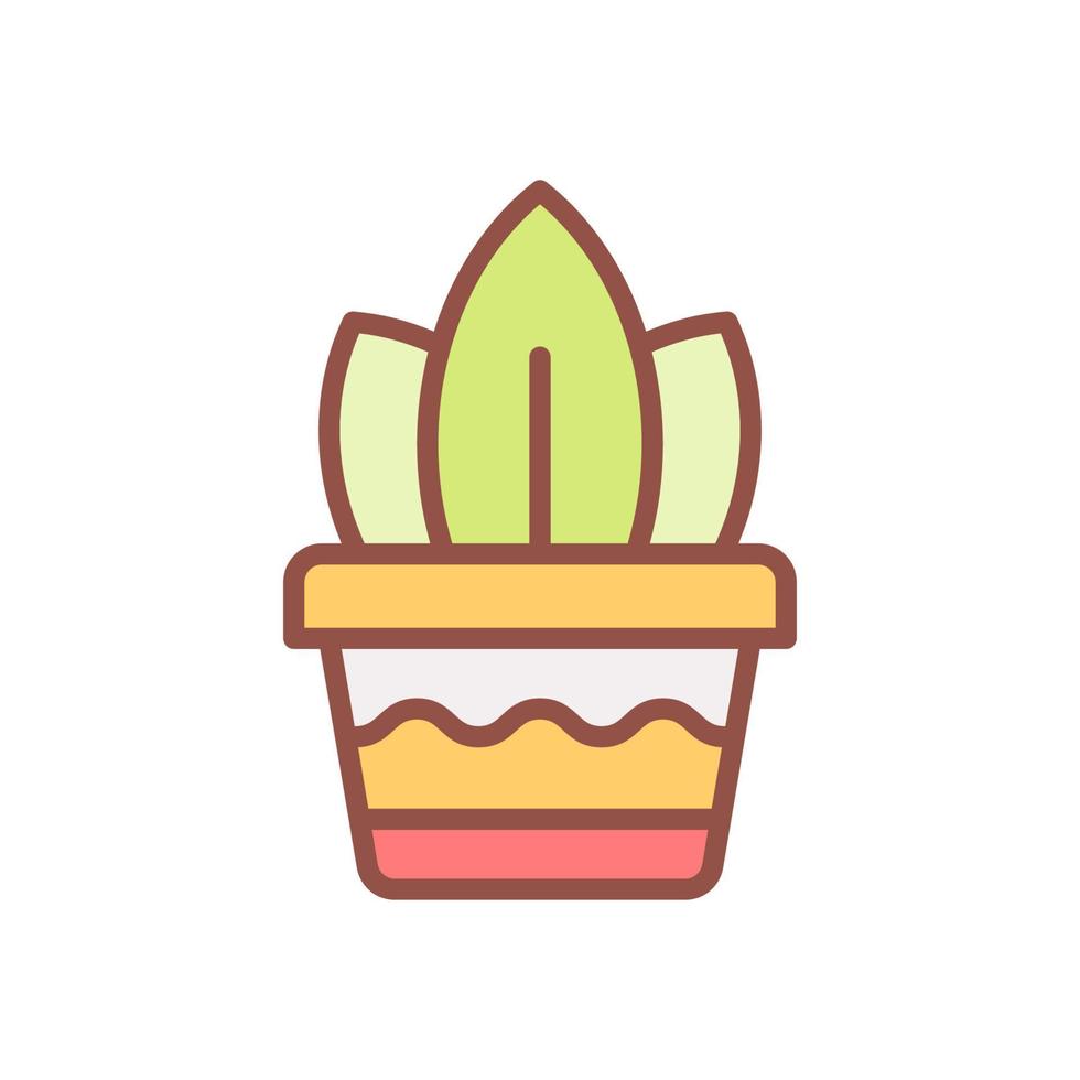 plant pot icon for your website design, logo, app, UI. vector