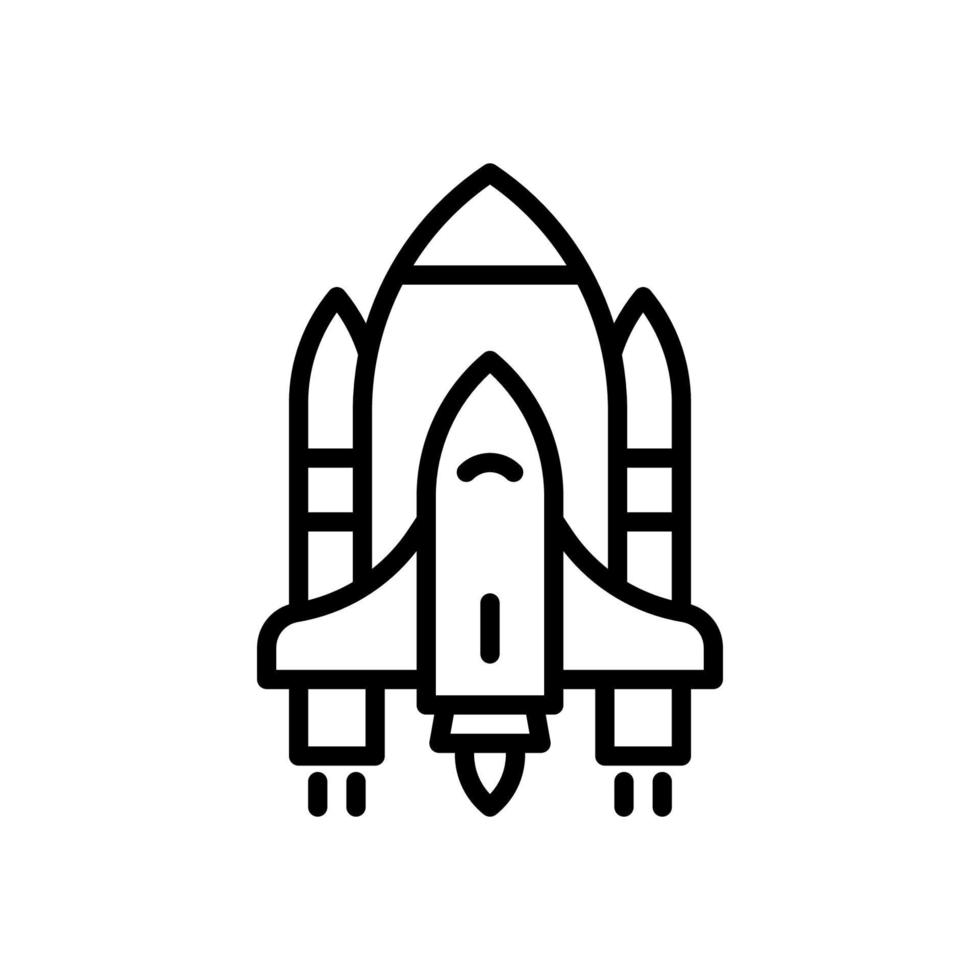 space shuttle icon for your website design, logo, app, UI. vector