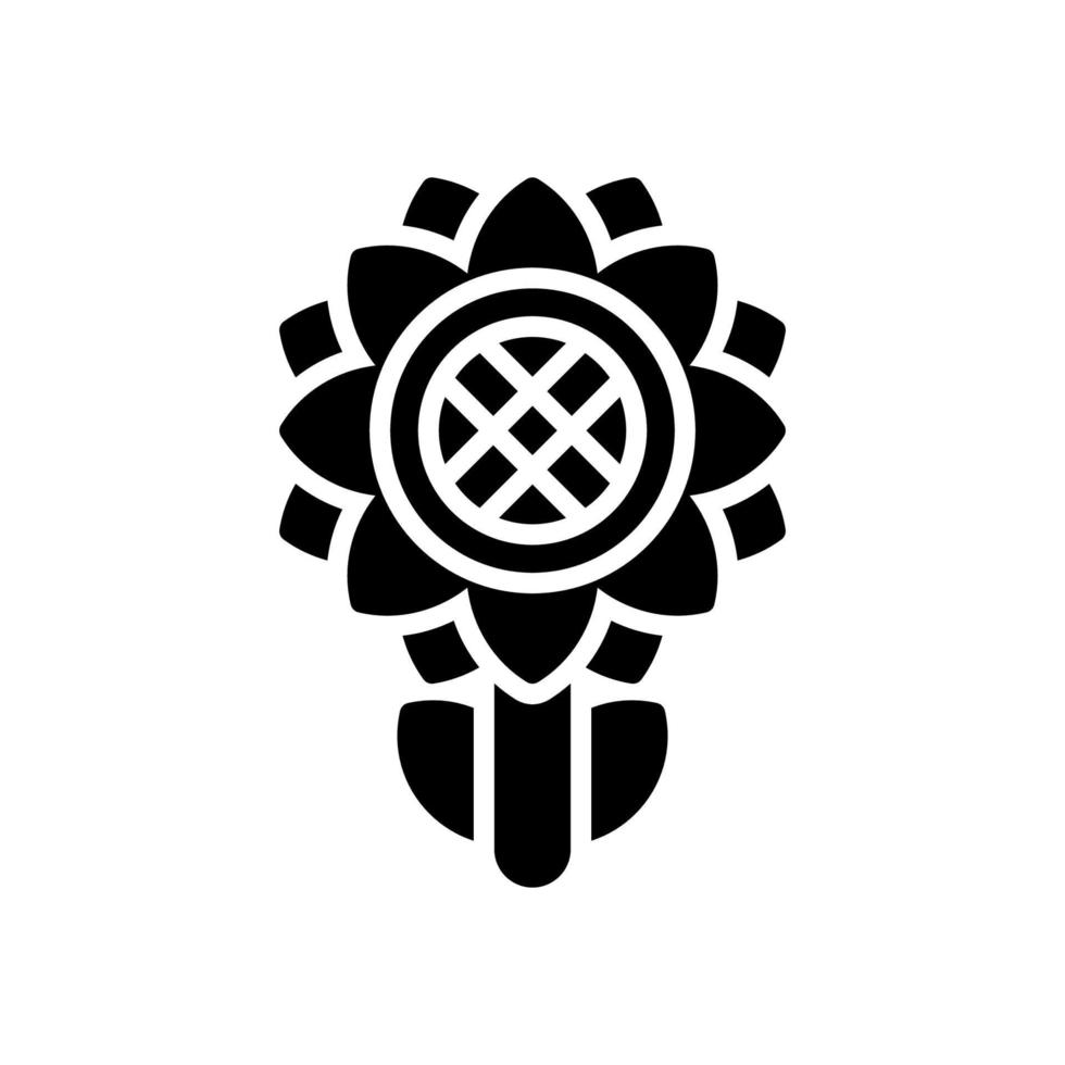 sunflower icon for your website design, logo, app, UI. vector