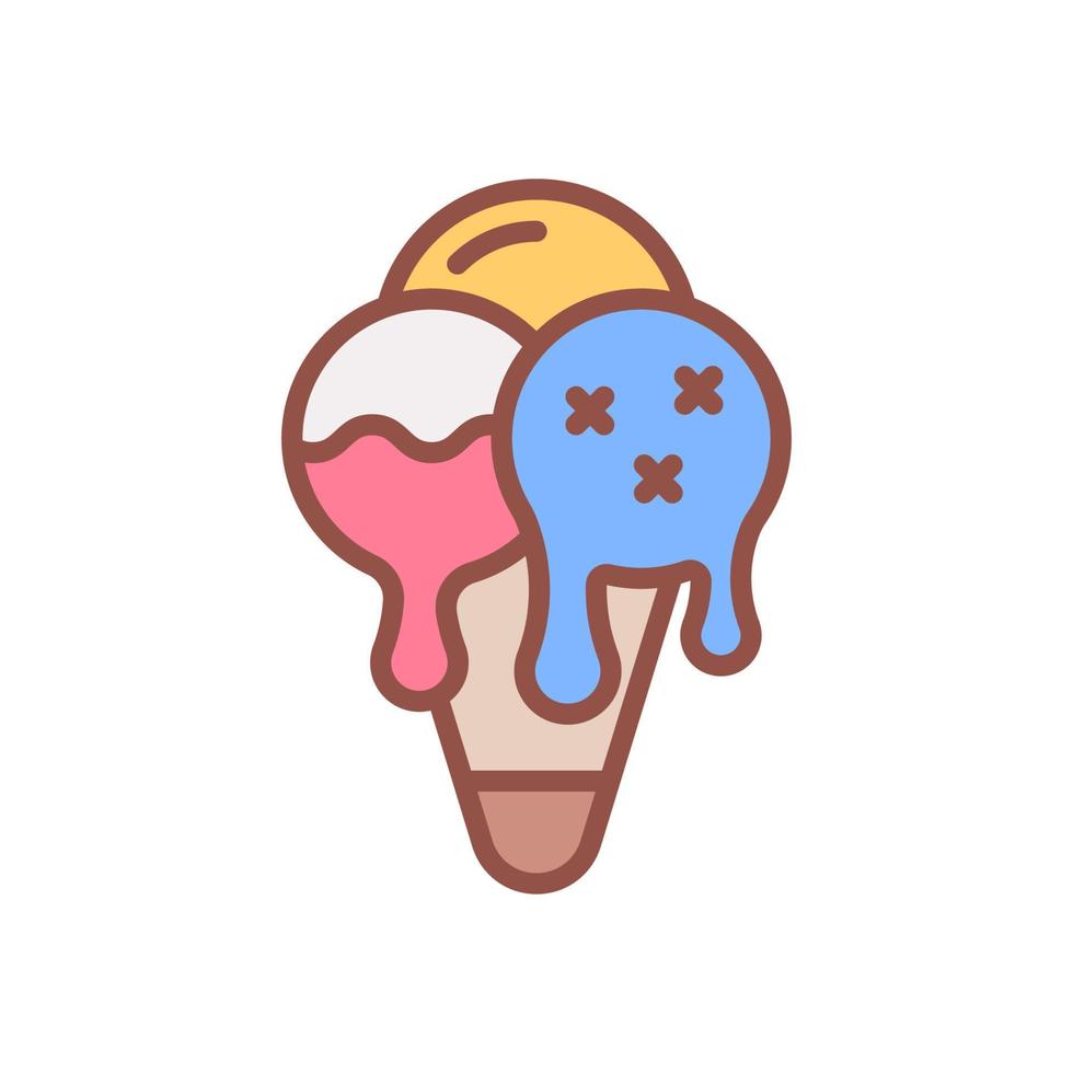 hielo crema icono para tu sitio web diseño, logo, aplicación, ui vector