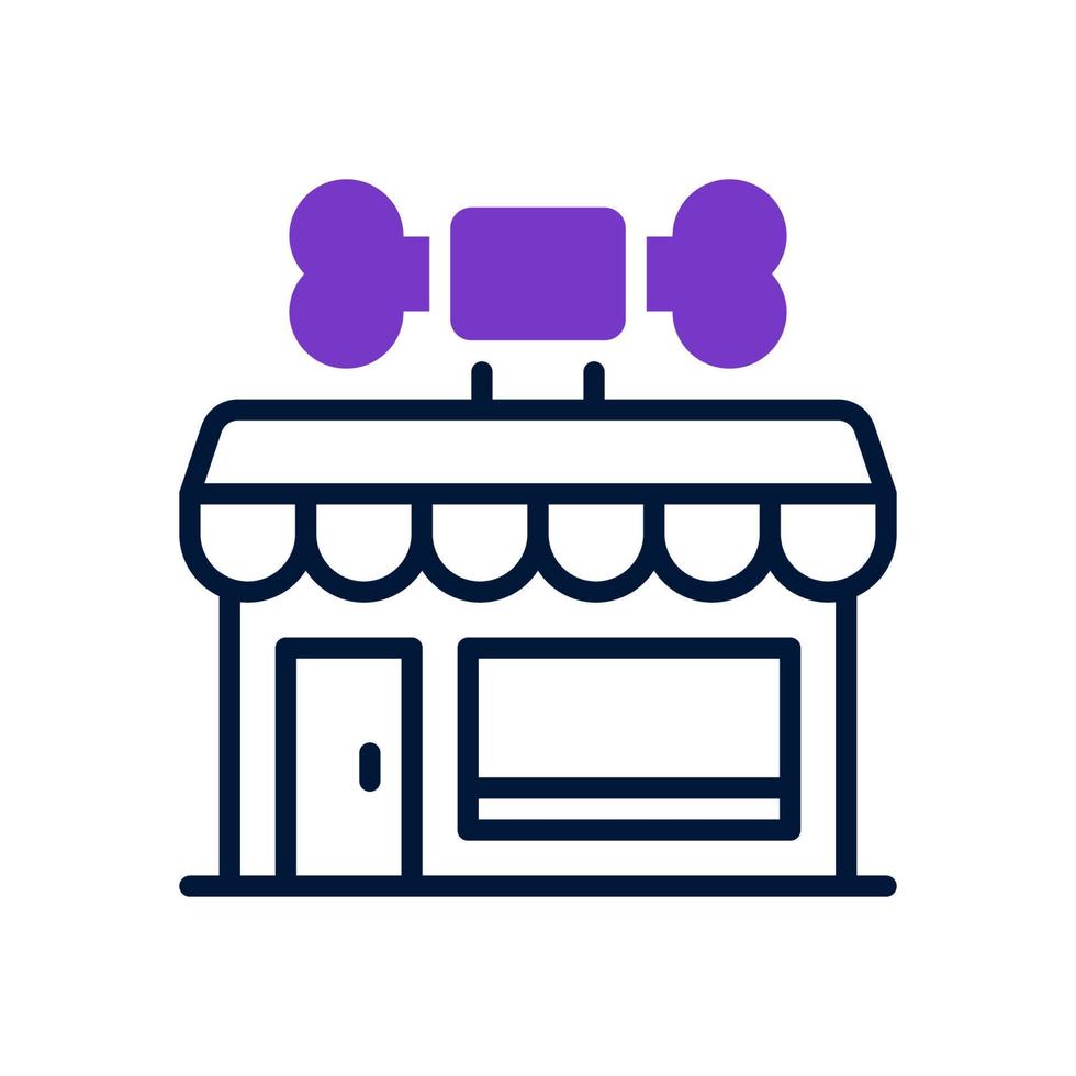 mascota tienda icono para tu sitio web diseño, logo, aplicación, ui vector