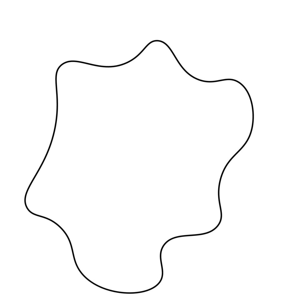 Vector Abstract Shape Lineart