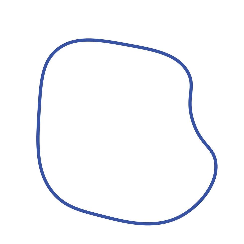Line Art Shape Vector
