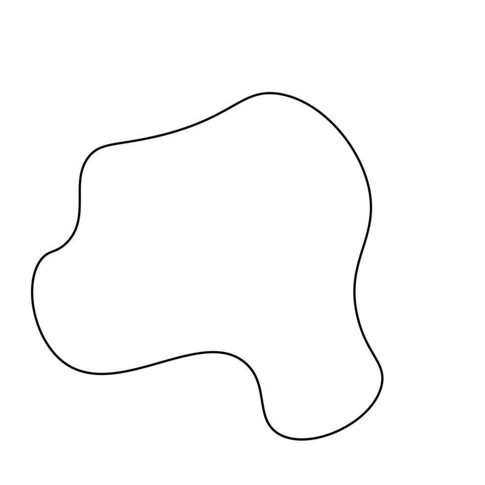 Vector Abstract Shape Lineart