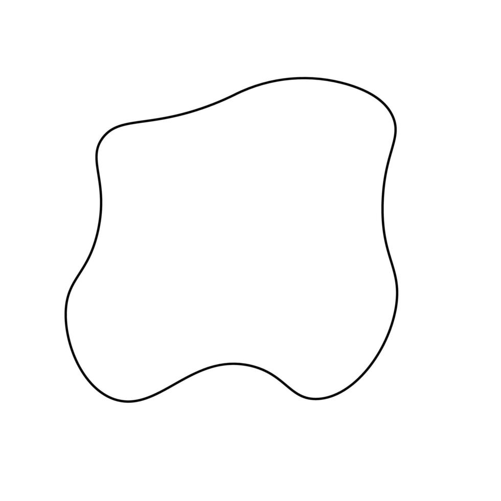 Vector Abstract Shape Lineart