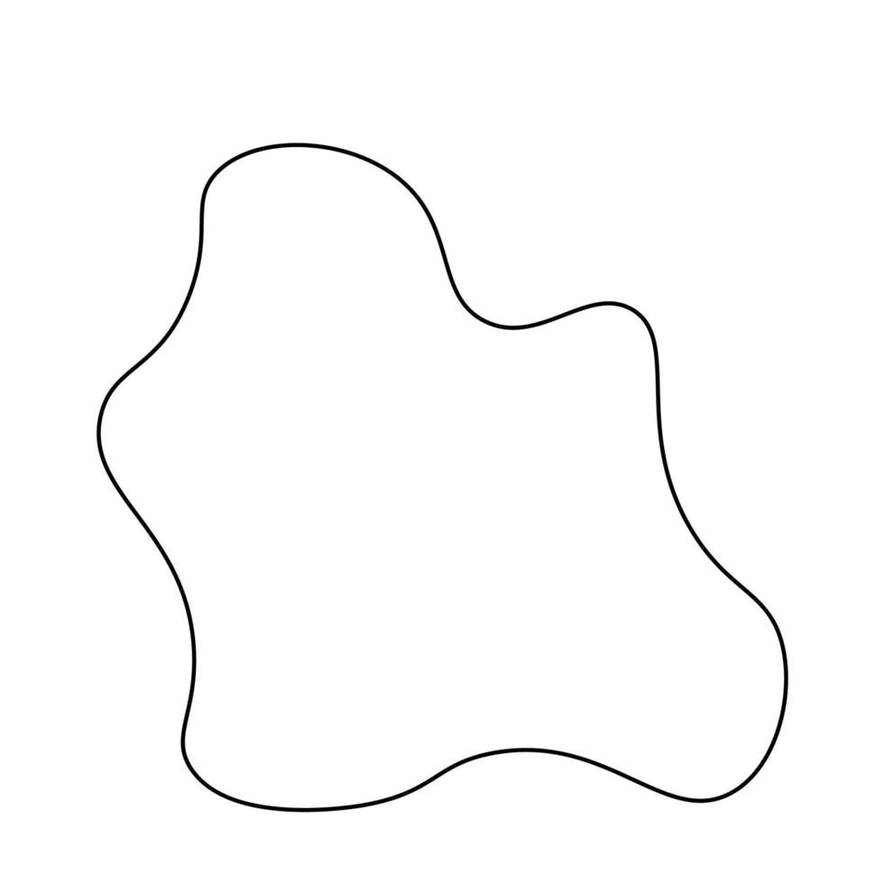 Vector Abstract Shape Lineart
