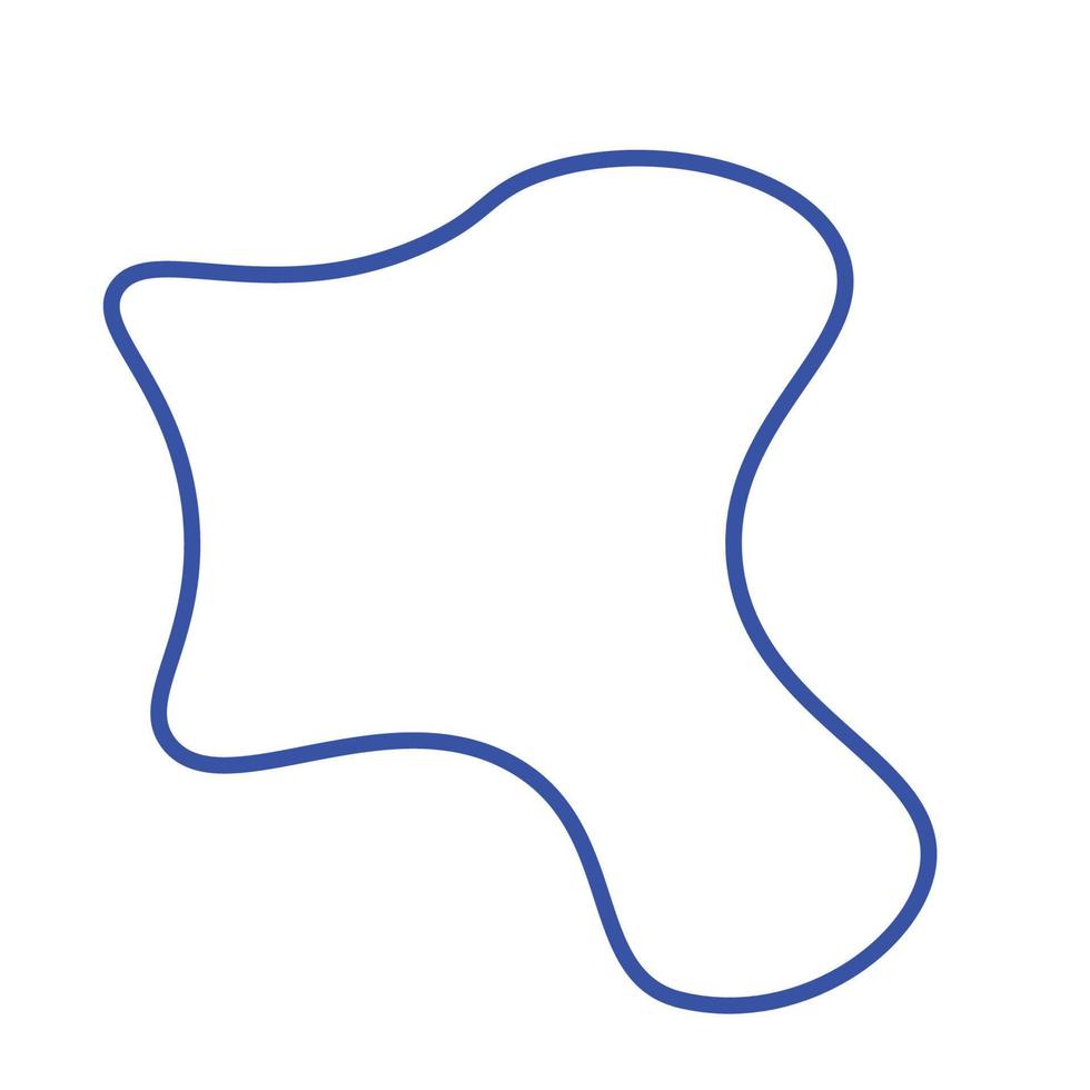 Line Art Shape Vector