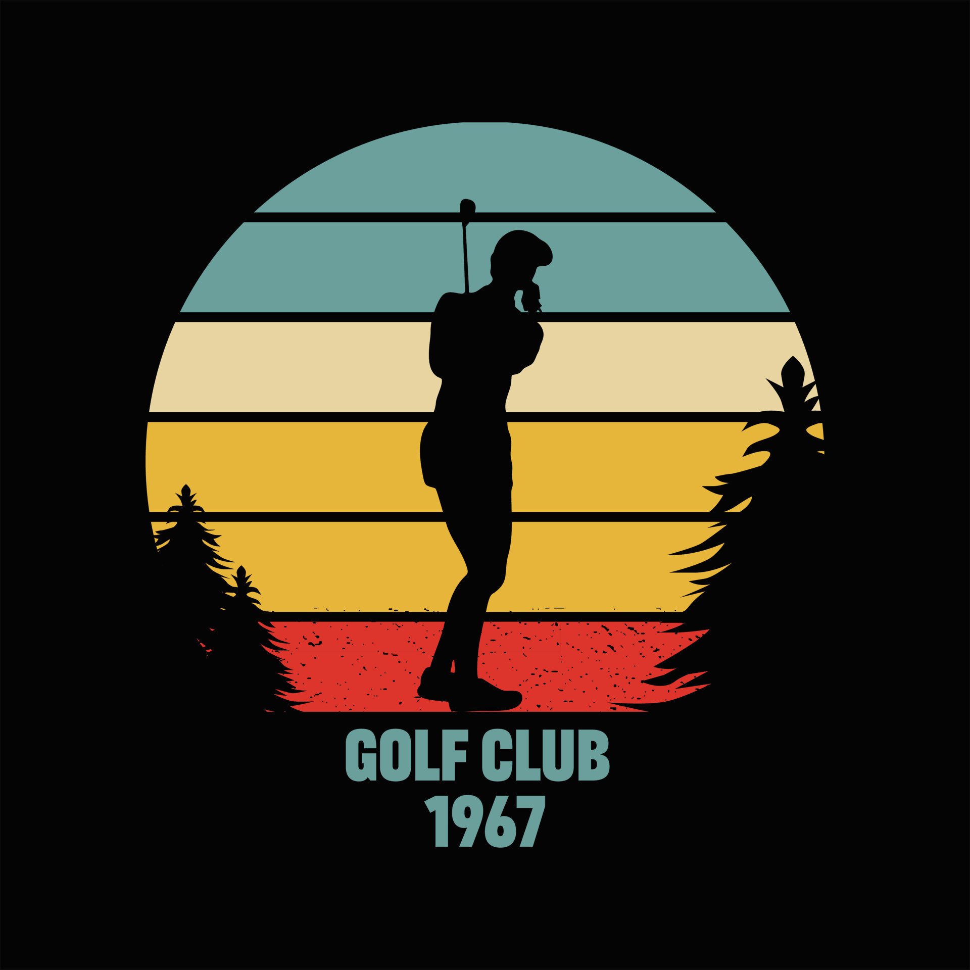 Golf retro vintage t-shirt design 20815340 Vector Art at Vecteezy