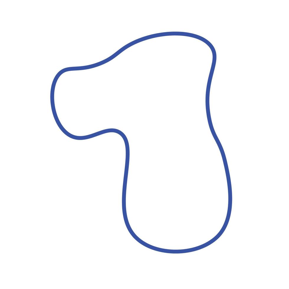 Line Art Shape Vector