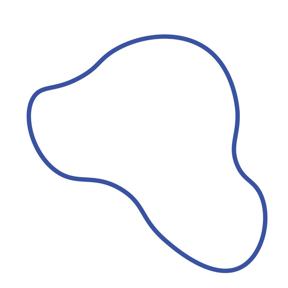 Line Art Shape Vector