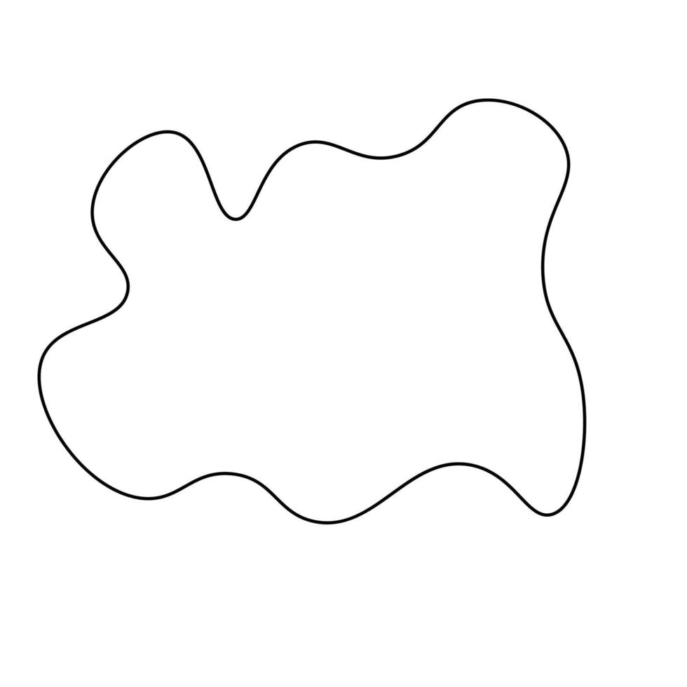 Vector Abstract Shape Lineart