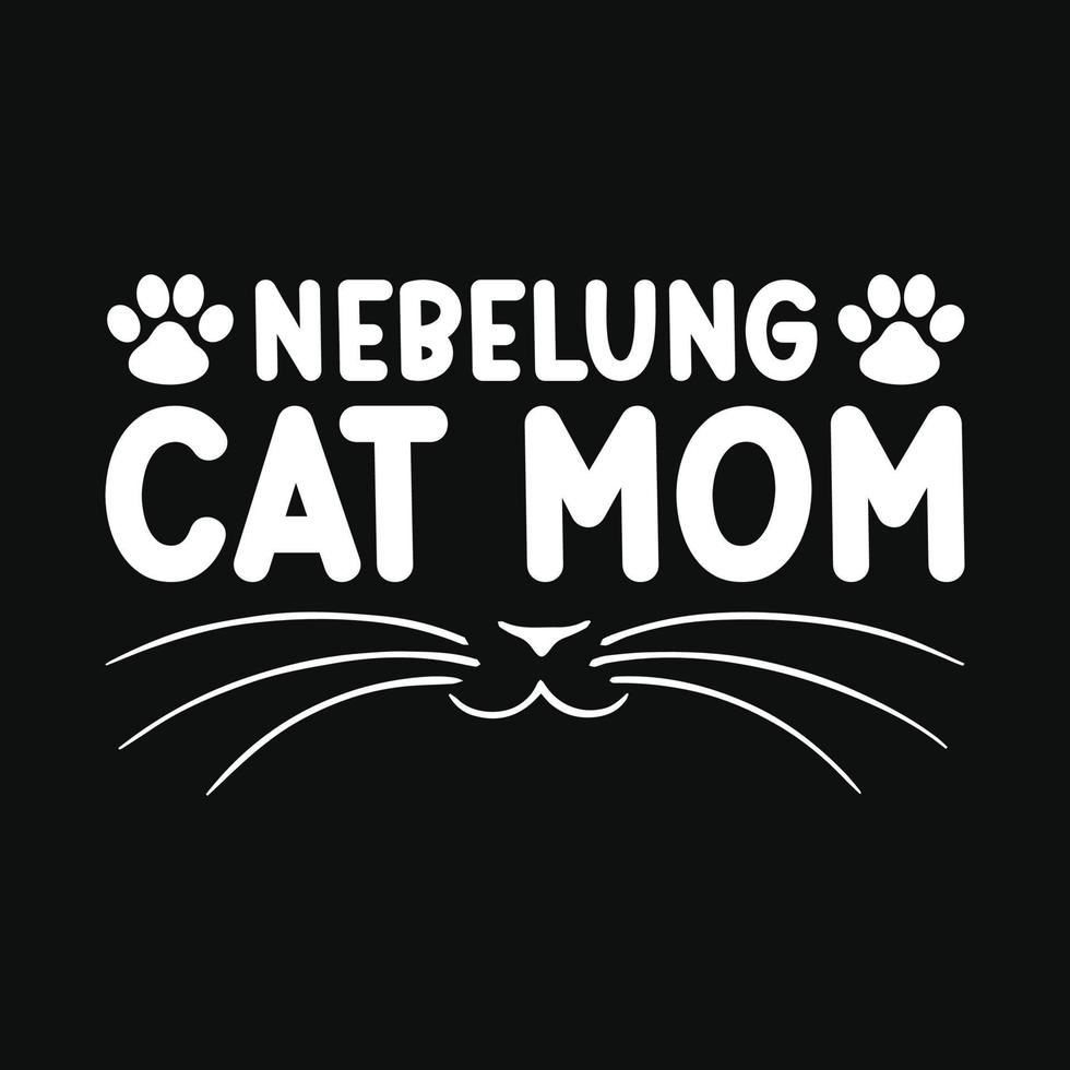 Cat T-shirt Design vector