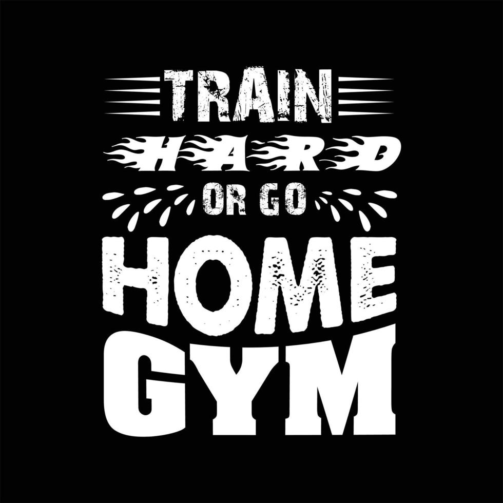 Gym T-shirt Design vector