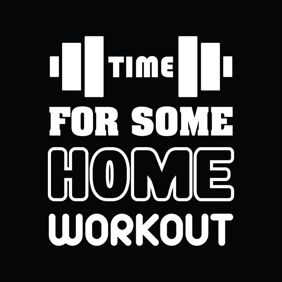 Gym T-shirt Design vector