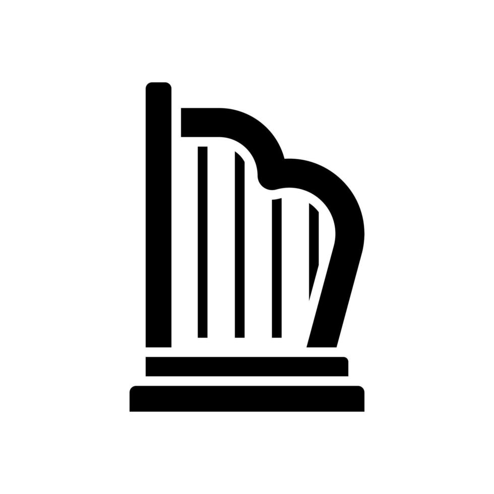 harp icon for your website design, logo, app, UI. vector