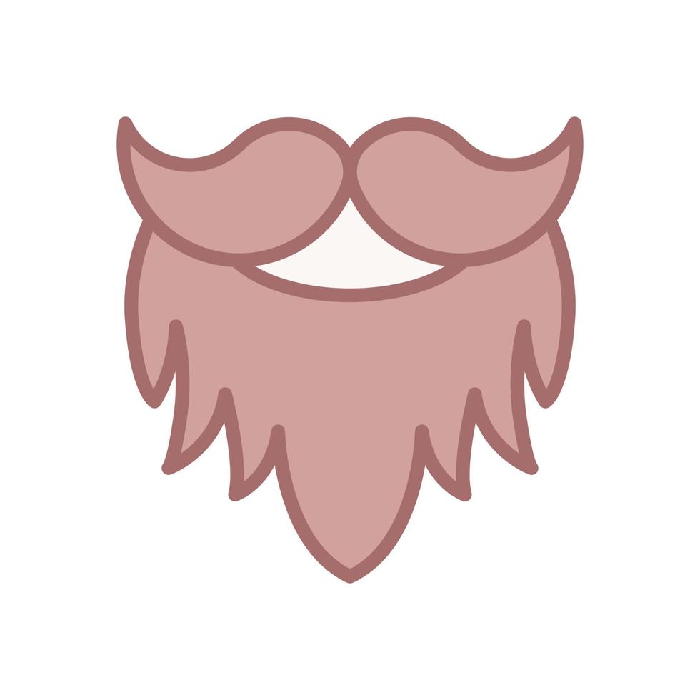 barba icono para tu sitio web diseño, logo, aplicación, ui vector