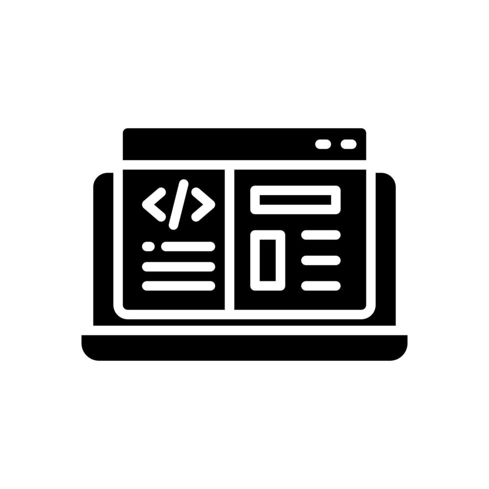 web development icon for your website, mobile, presentation, and logo design. vector