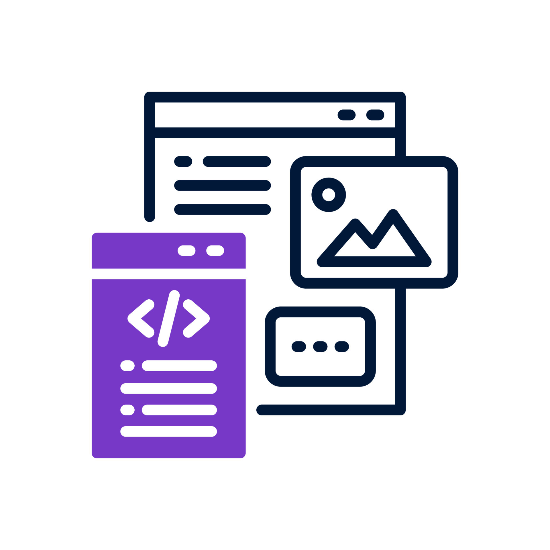 web programming icon for your website, mobile, presentation, and logo ...