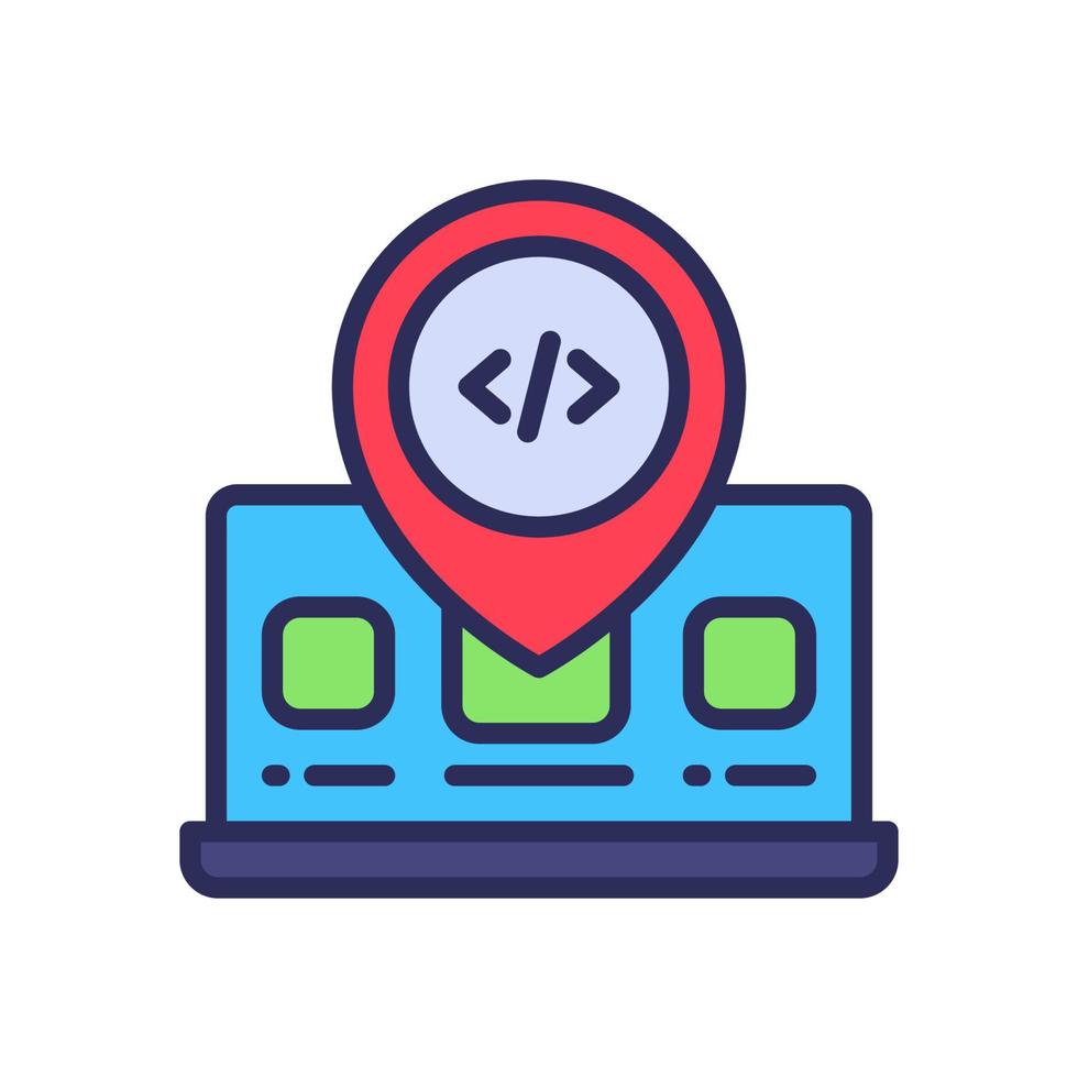 location icon for your website, mobile, presentation, and logo design. vector