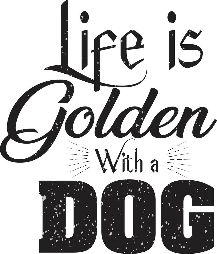 Dog T-shirt Design vector