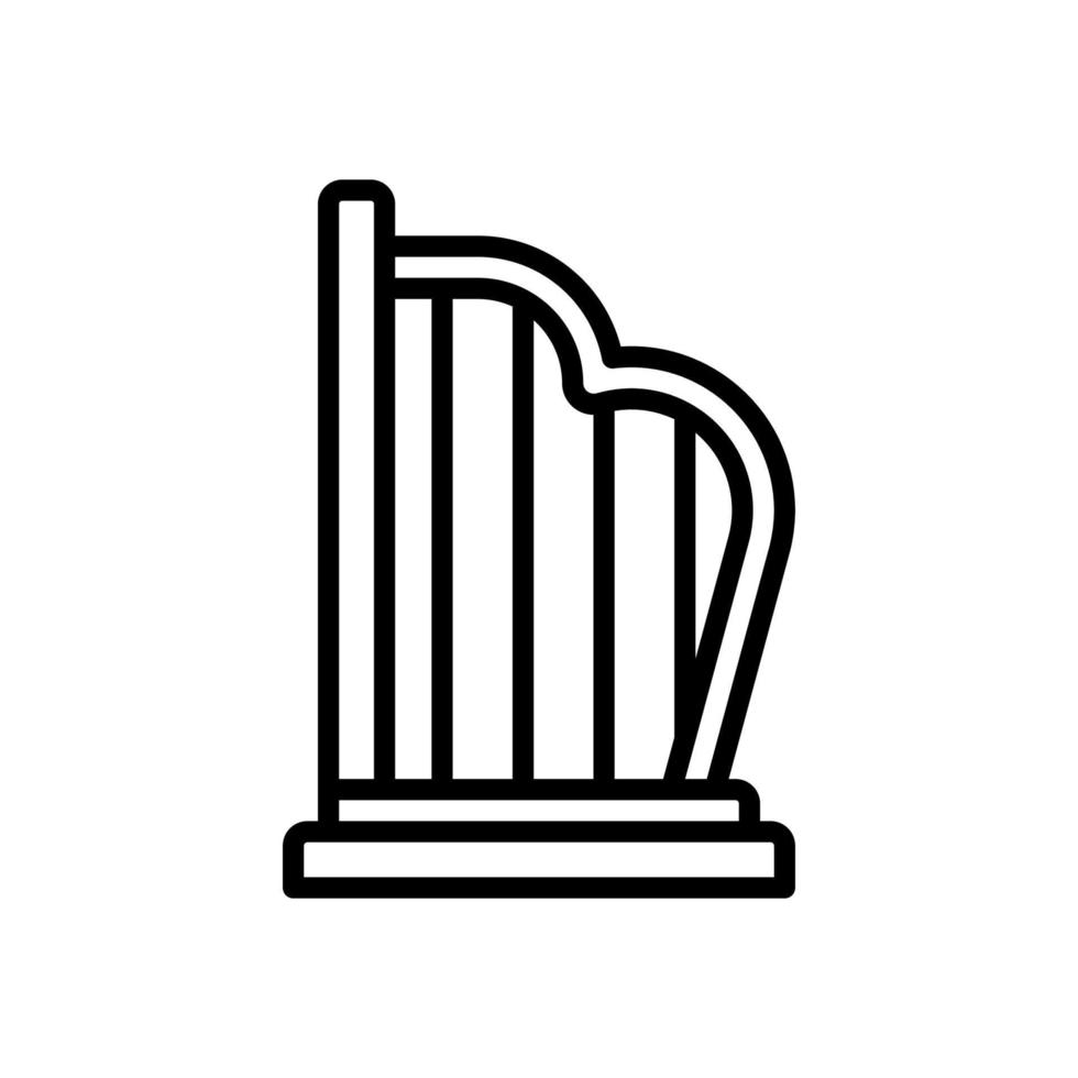 harp icon for your website design, logo, app, UI. vector