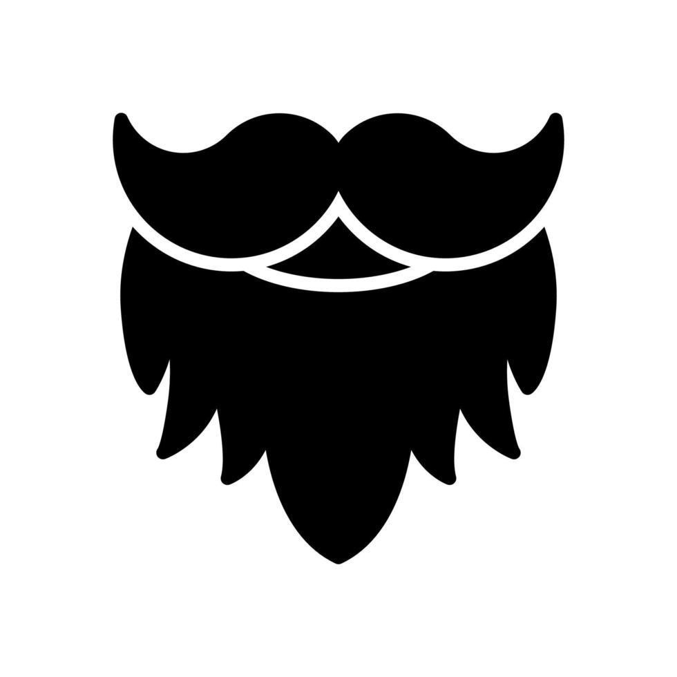 barba icono para tu sitio web diseño, logo, aplicación, ui vector