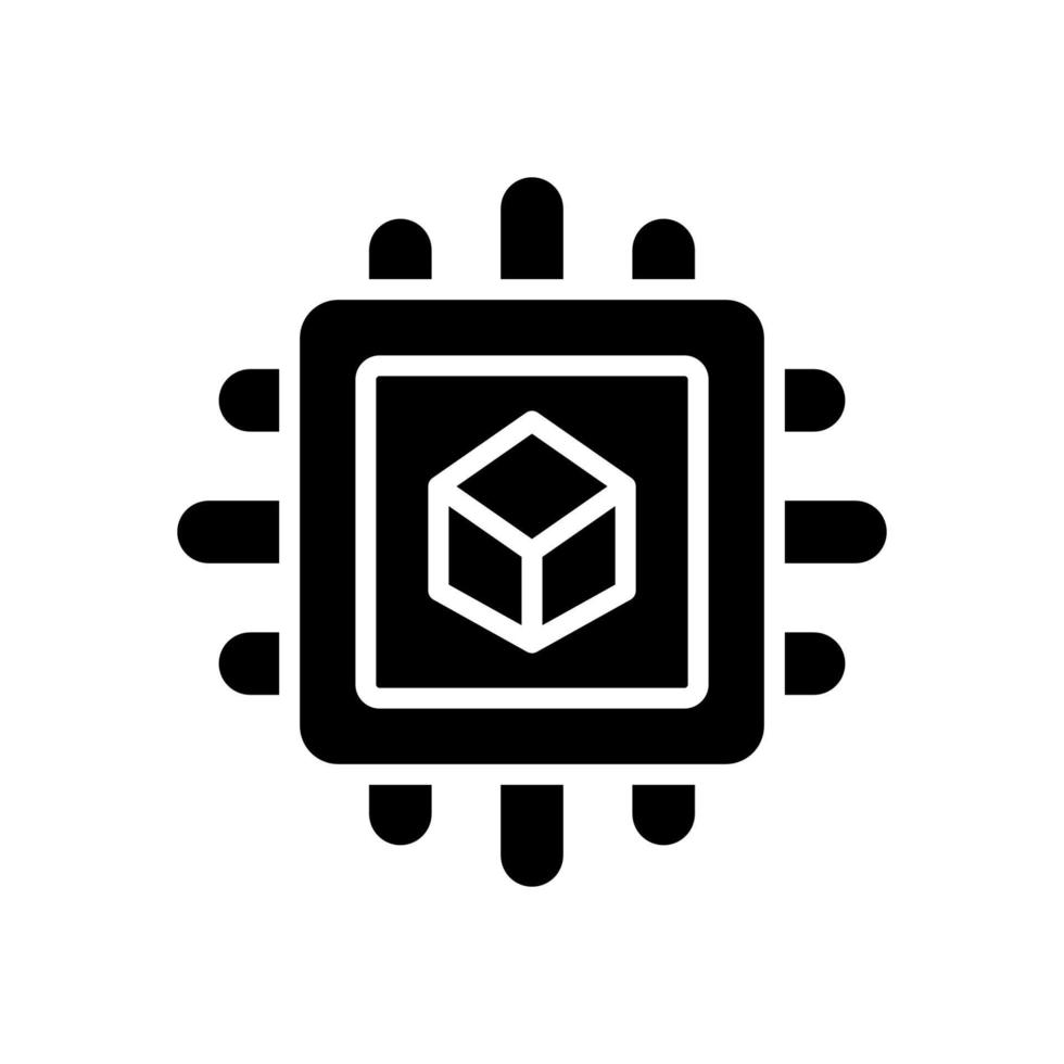 microchip icon for your website design, logo, app, UI. vector