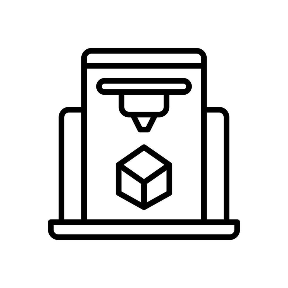 3d modeling icon for your website design, logo, app, UI. vector