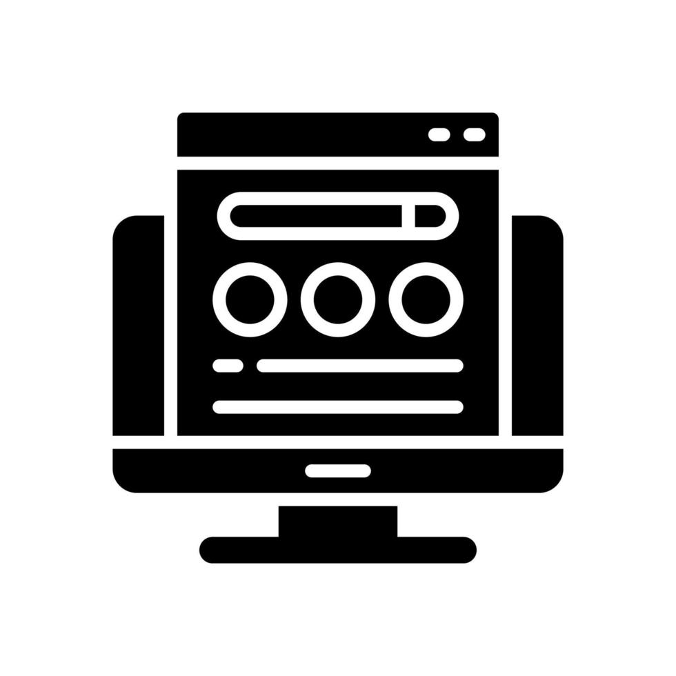 landing page icon for your website, mobile, presentation, and logo design. vector