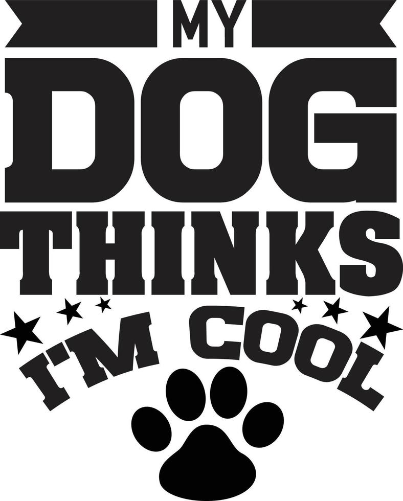 Dog T-shirt Design vector