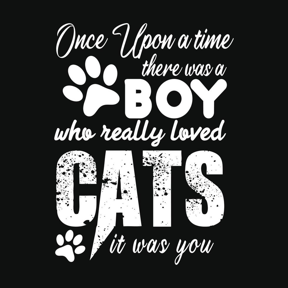 Cat T-shirt Design vector