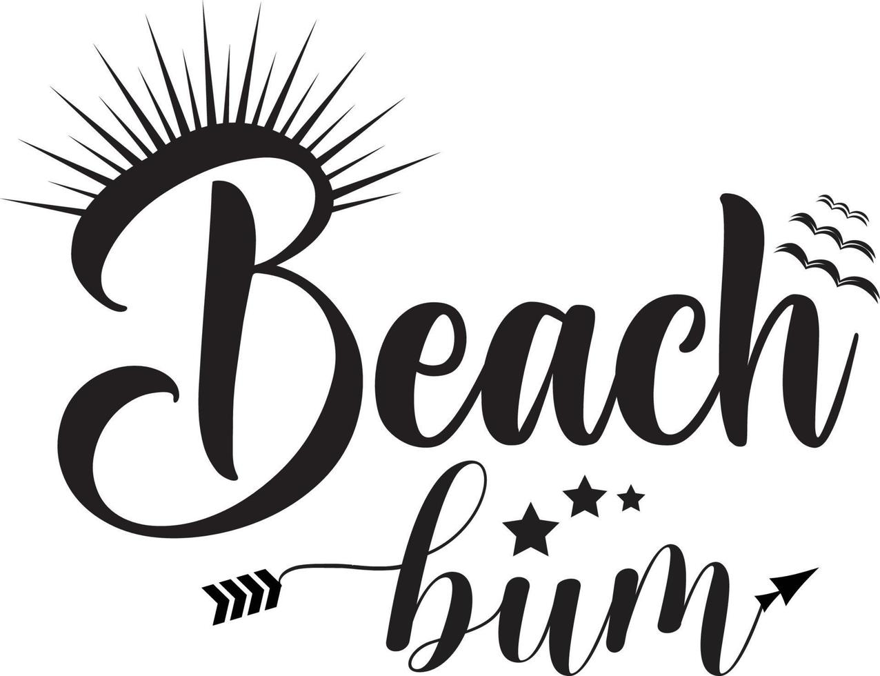 Summer T-shirt Design vector