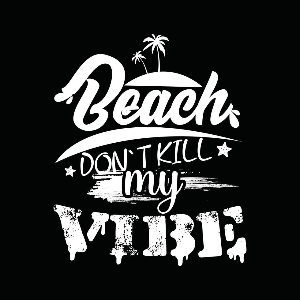 Summer T-shirt Design vector