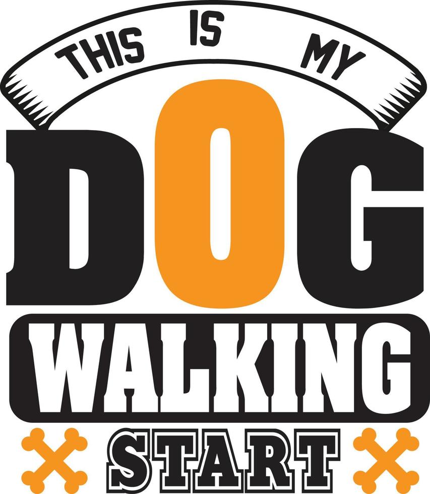 Dog T-shirt Design vector