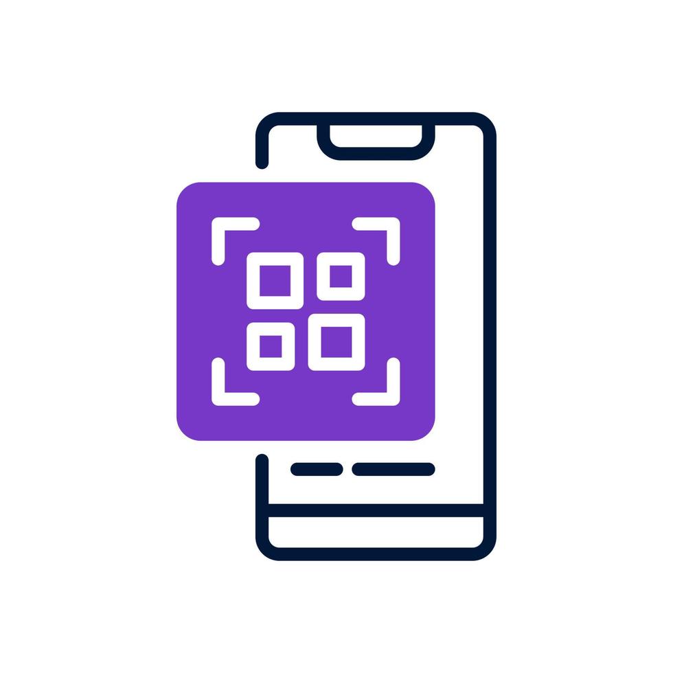 qr code icon for your website design, logo, app, UI. vector