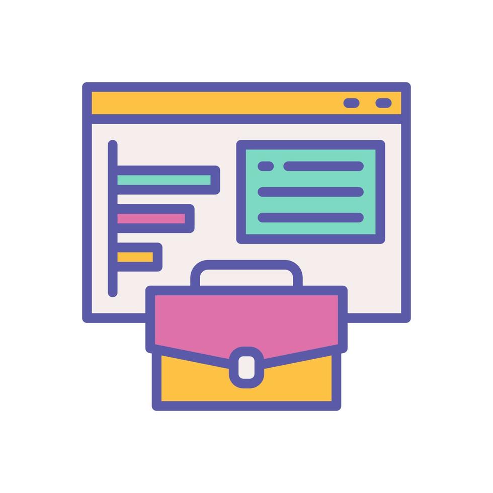 online work icon for your website design, logo, app, UI. vector