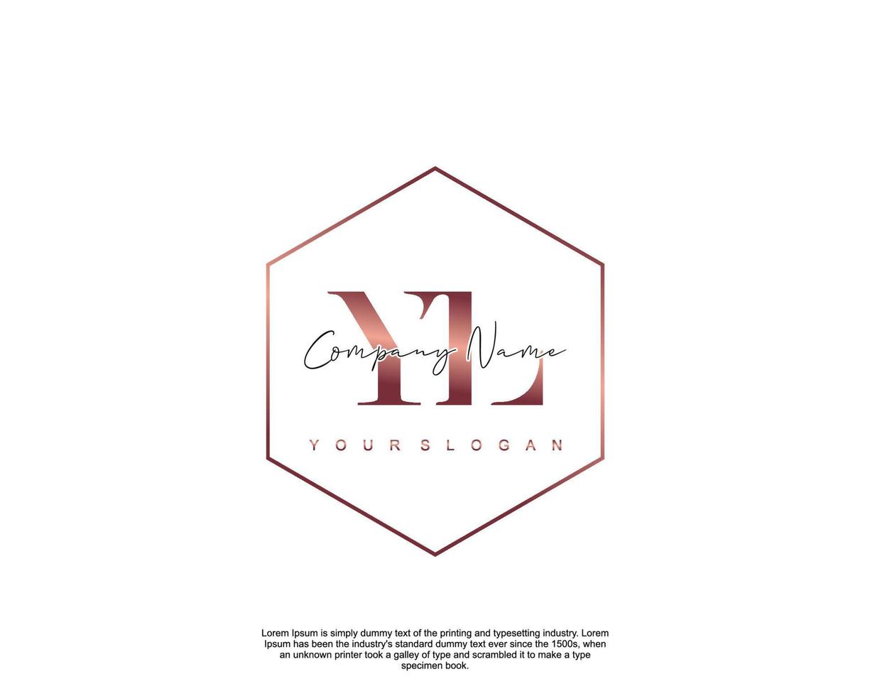 Premium Vector  Collection letter ly or yl monogram logo design