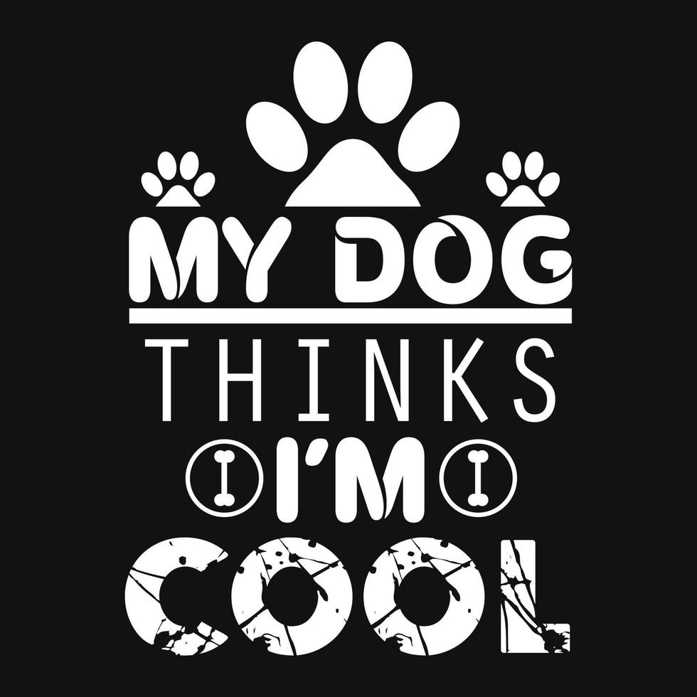 Dog T-shirt Design vector