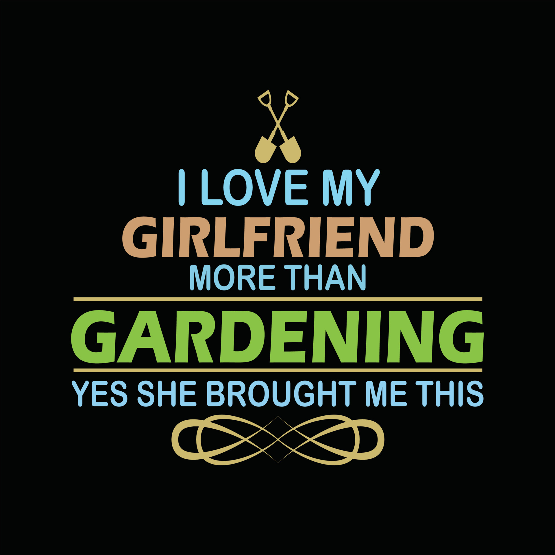 Gardening T-shirt Design 20816958 Vector Art at Vecteezy