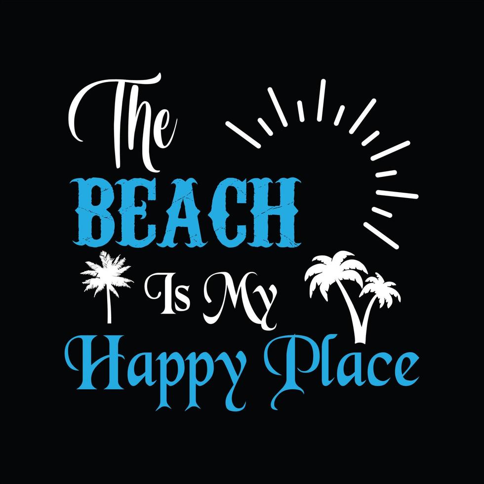 Summer T-shirt Design vector