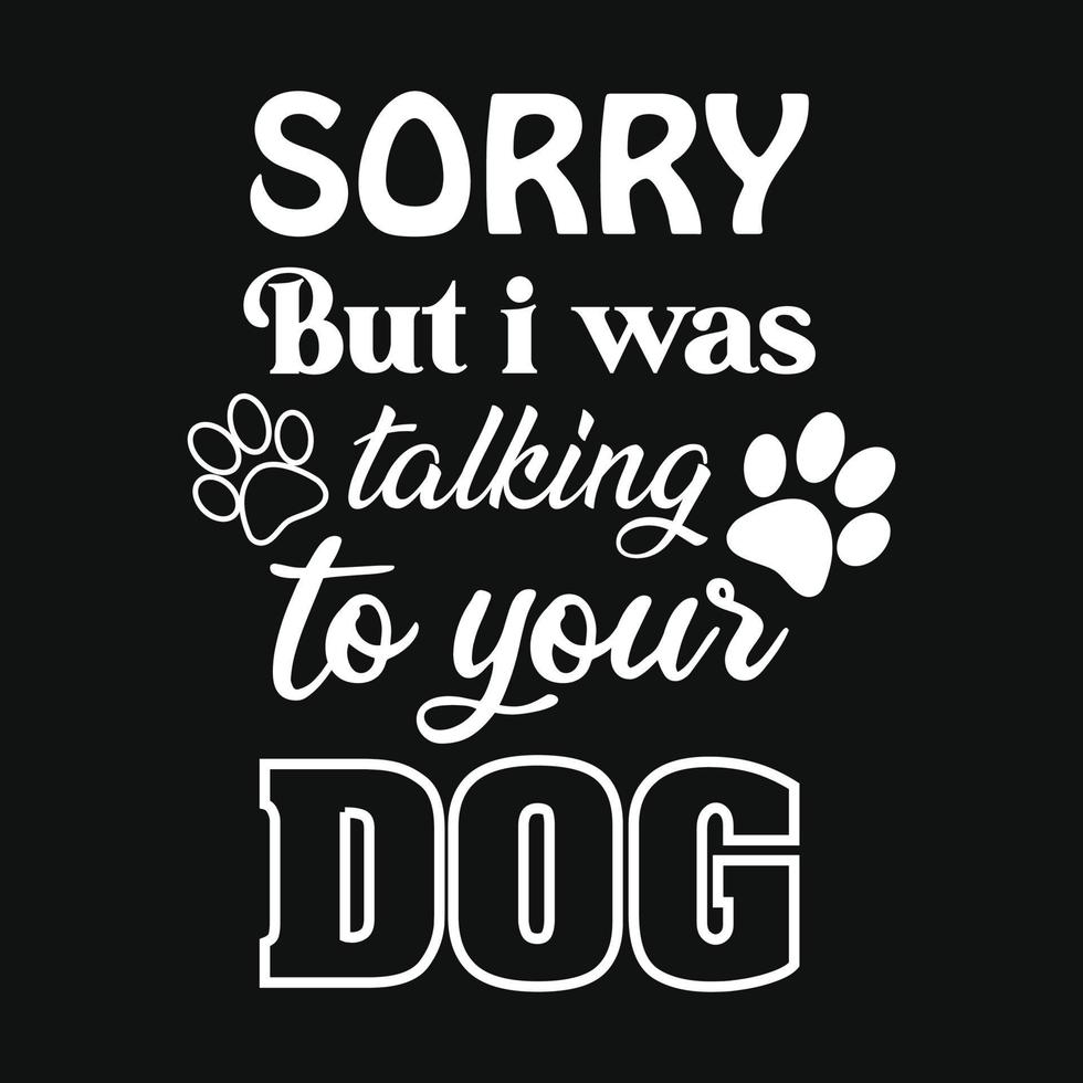Dog T-shirt Design vector