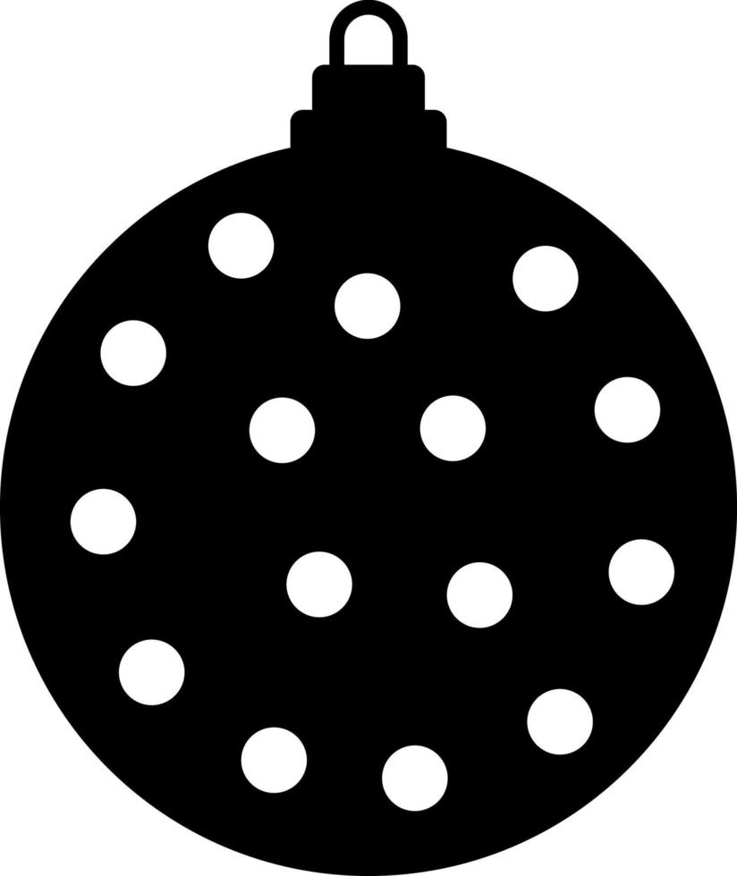 Christmas ball icon. Vector icon