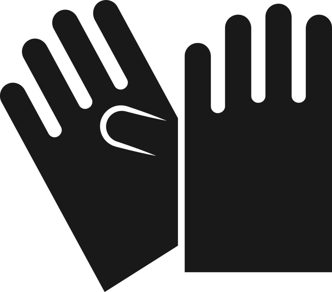 icon latex gloves. gloves vector icon. gloves icon, Vector illustration