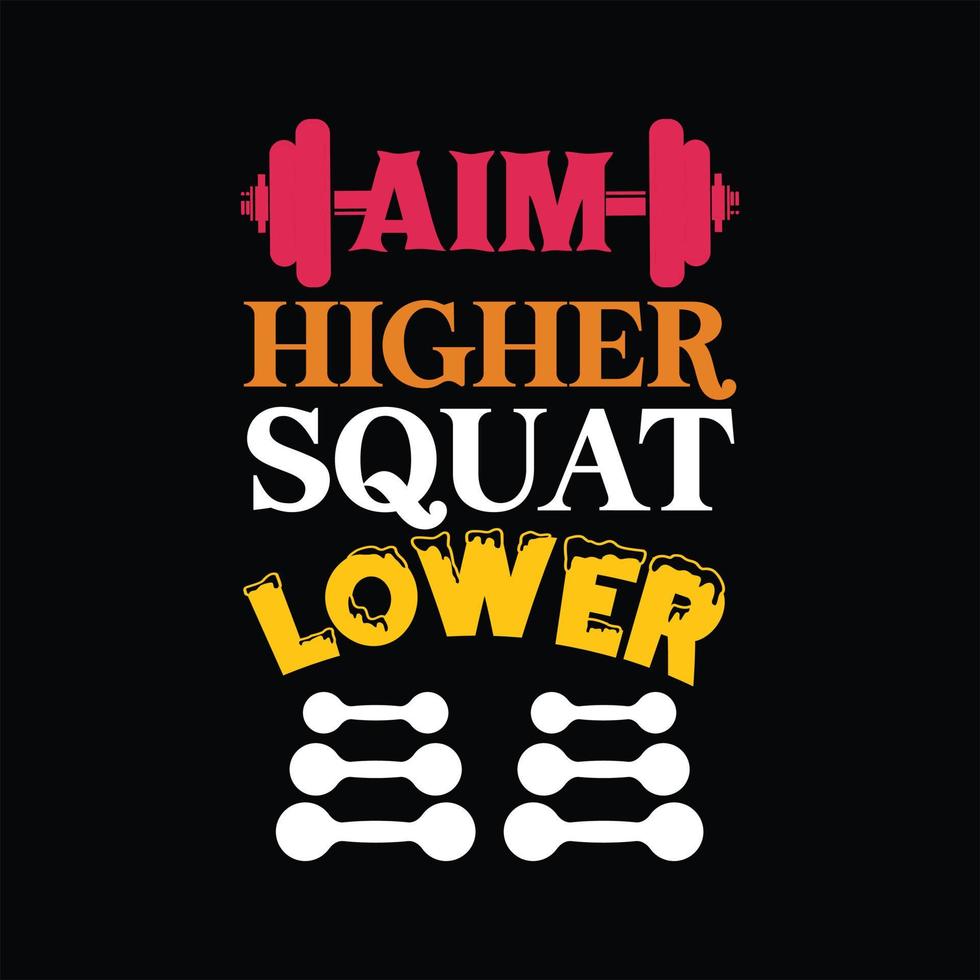 Gym T-shirt Design vector