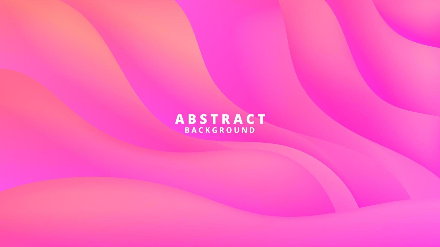 Abstract Colorful pink yellow  purple  liquid Wave Background vector