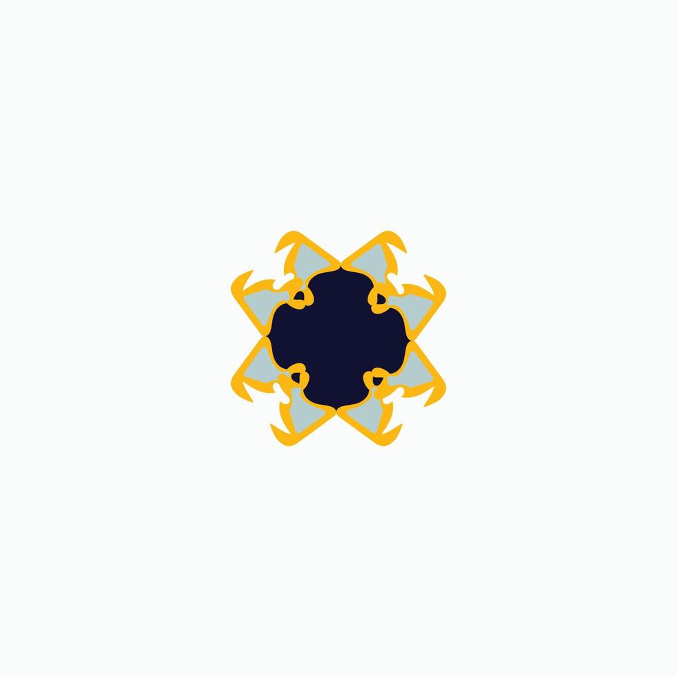 Abstract Circle logo or symbol. vector