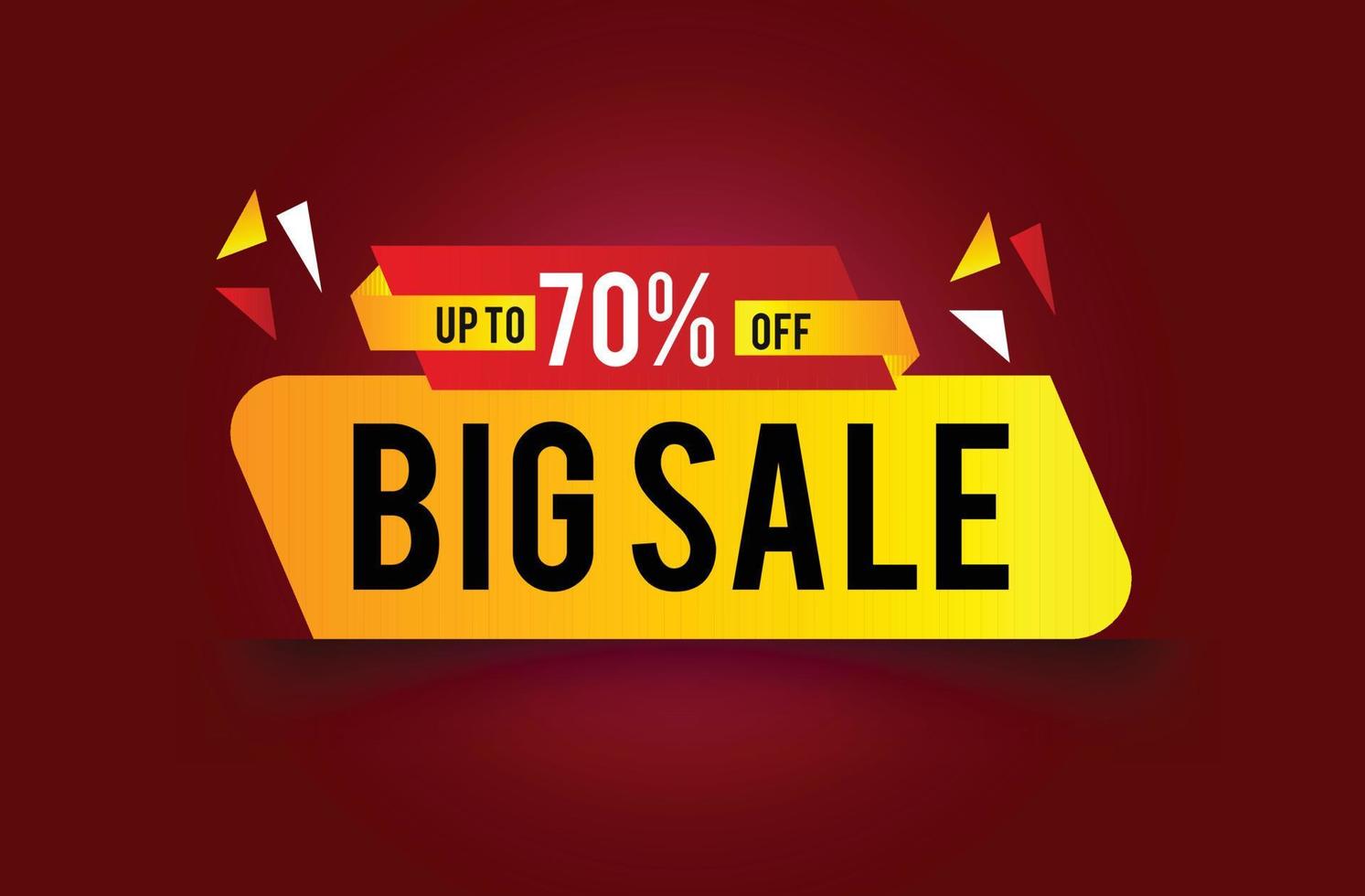 Vector big sale promotion banner